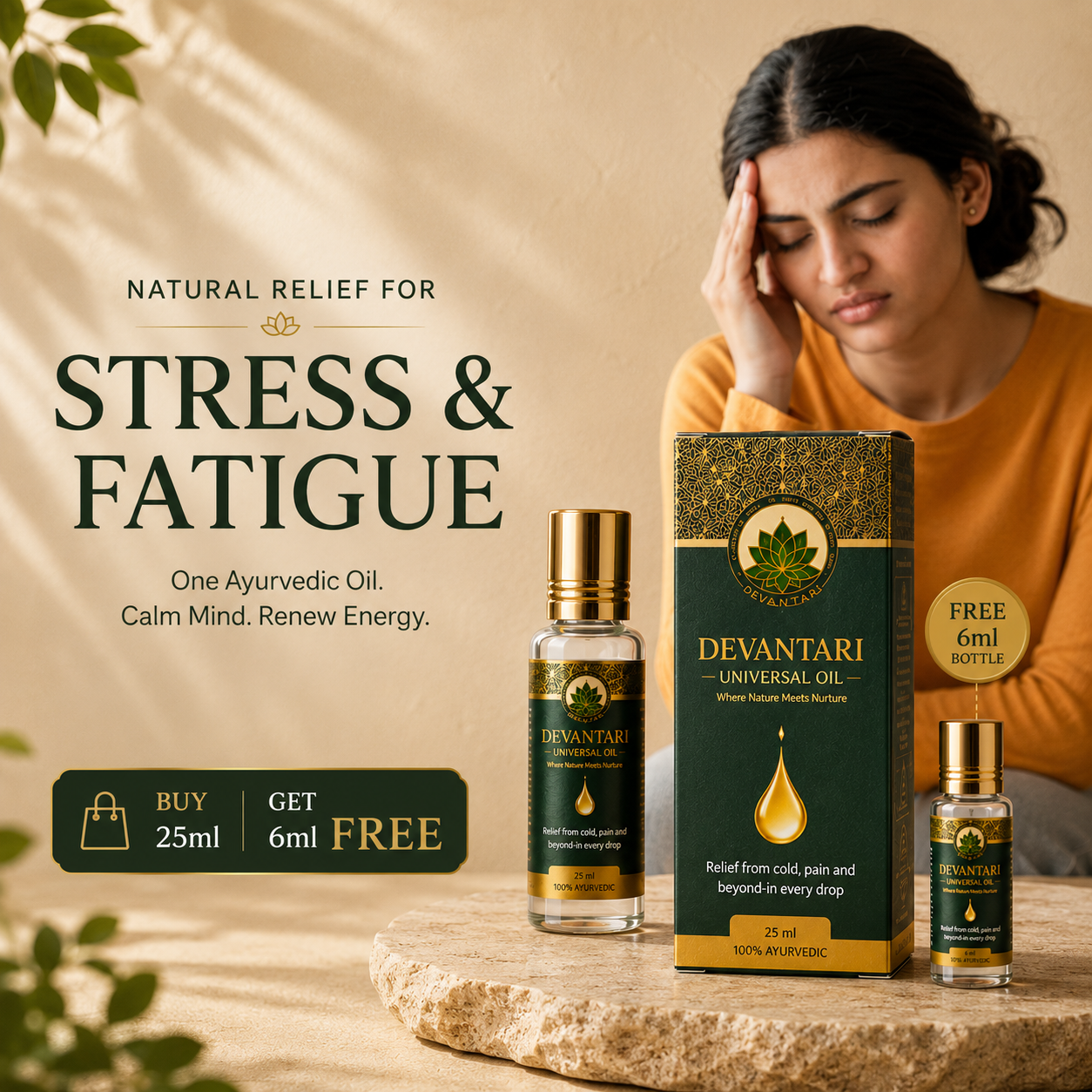 Stress & Fatigue Relief Oil
