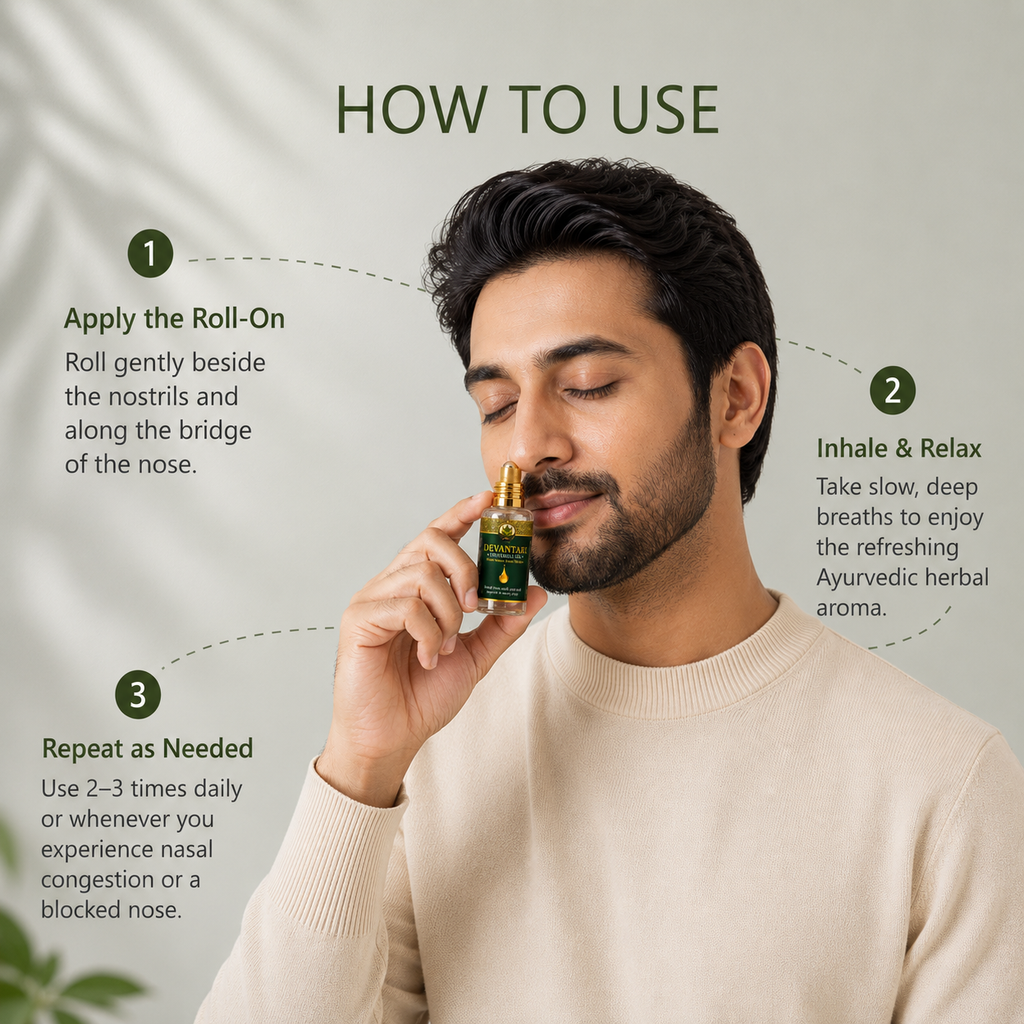 Cold & Blocked Nose Relief Universal Oil