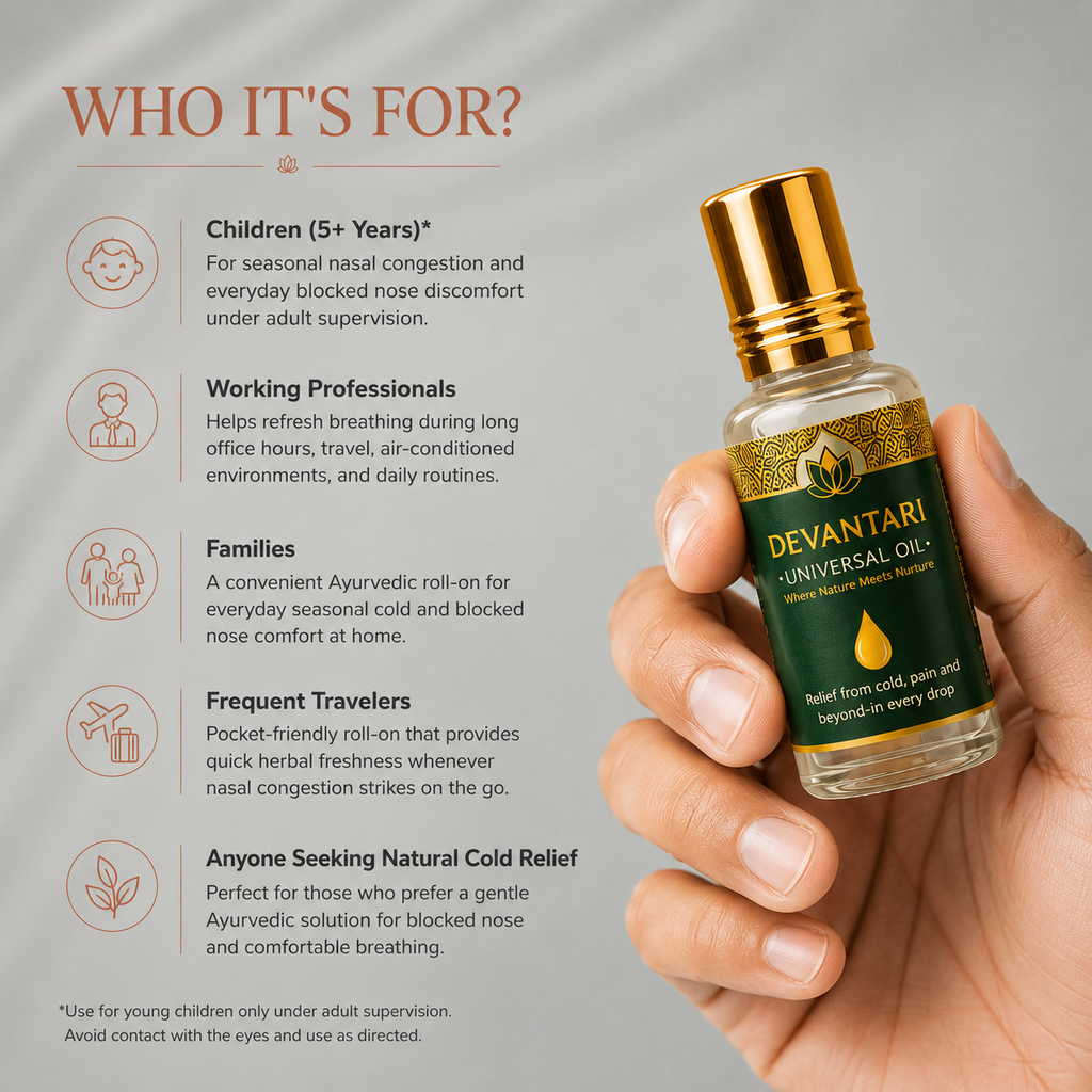 Cold & Blocked Nose Relief Universal Oil