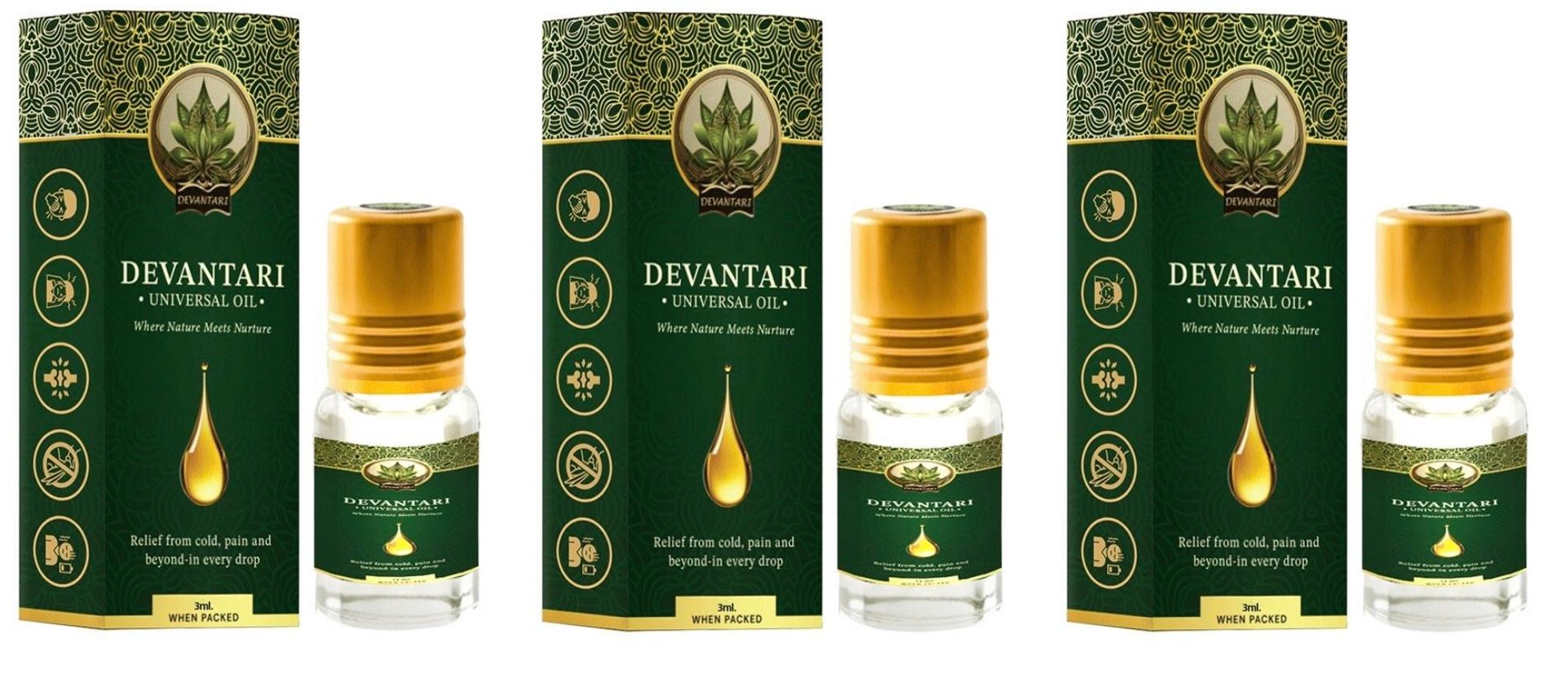 Devantari Universal Travel Trio. - 3ml X 3 Combo Pack